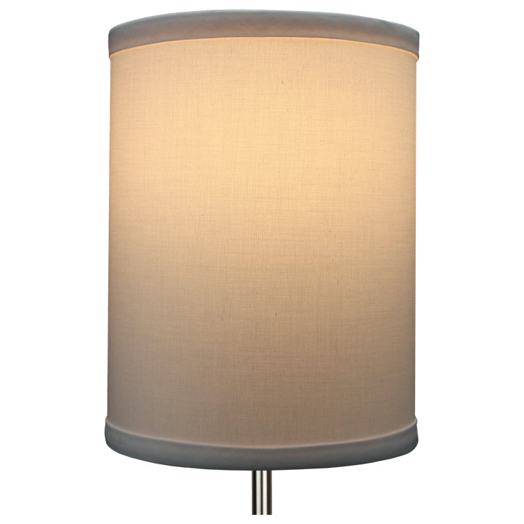 Latitude Run® 8'' H x 6'' W Linen Drum Lamp Shade ( Clip On ) & Reviews